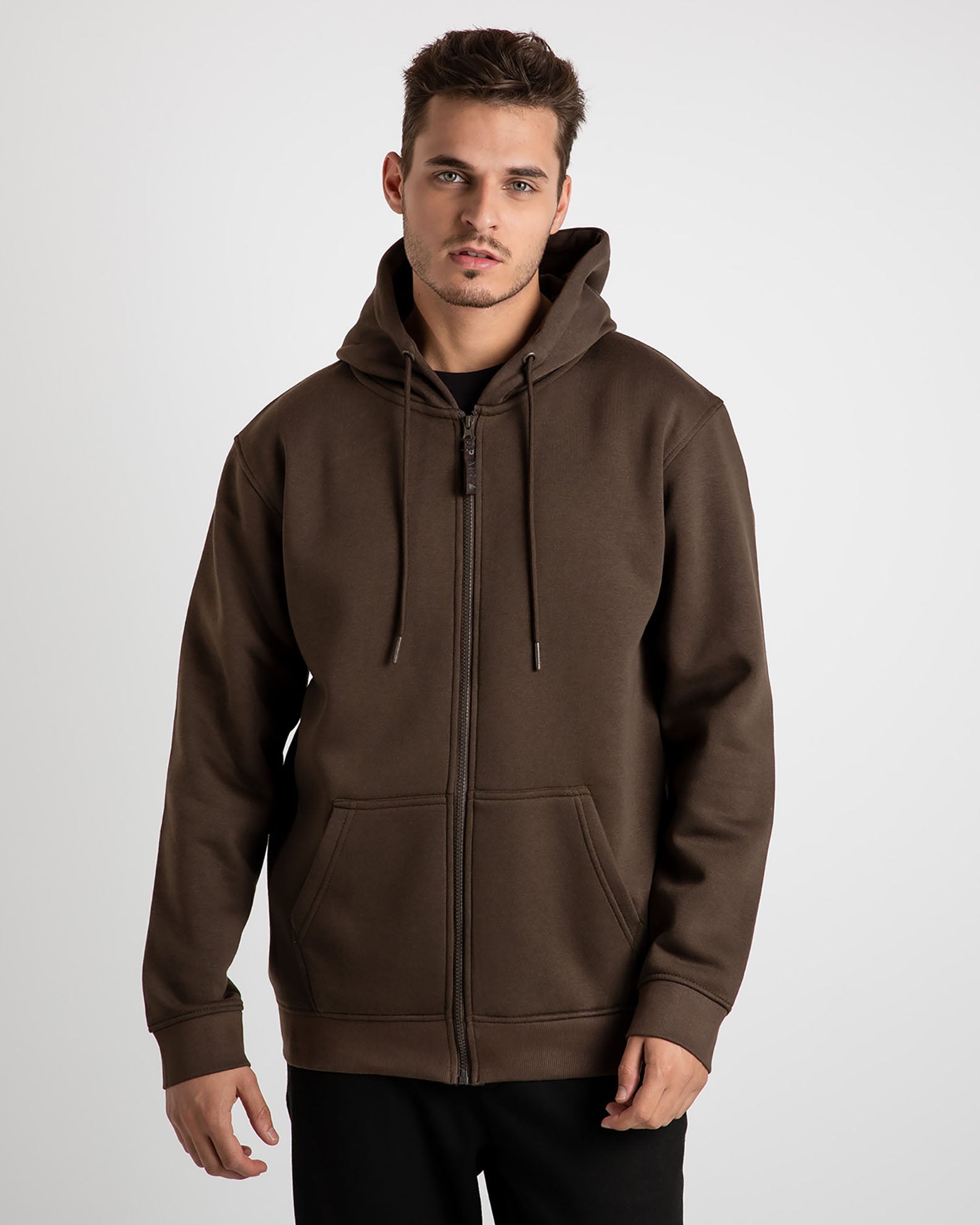 Men's 'Bruno' hooded sweatshirt-dkhaki