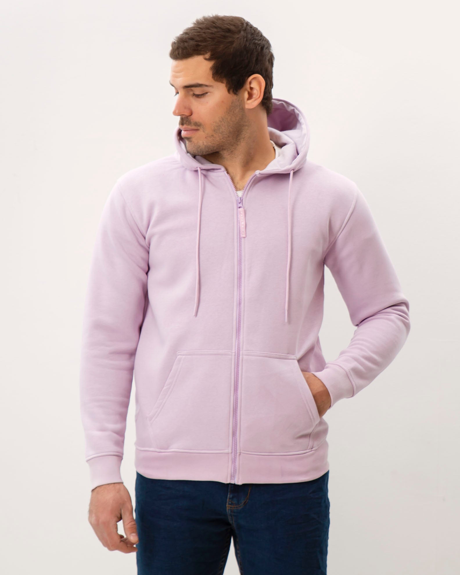 Men's 'Bruno' hooded sweatshirt-PURPLE