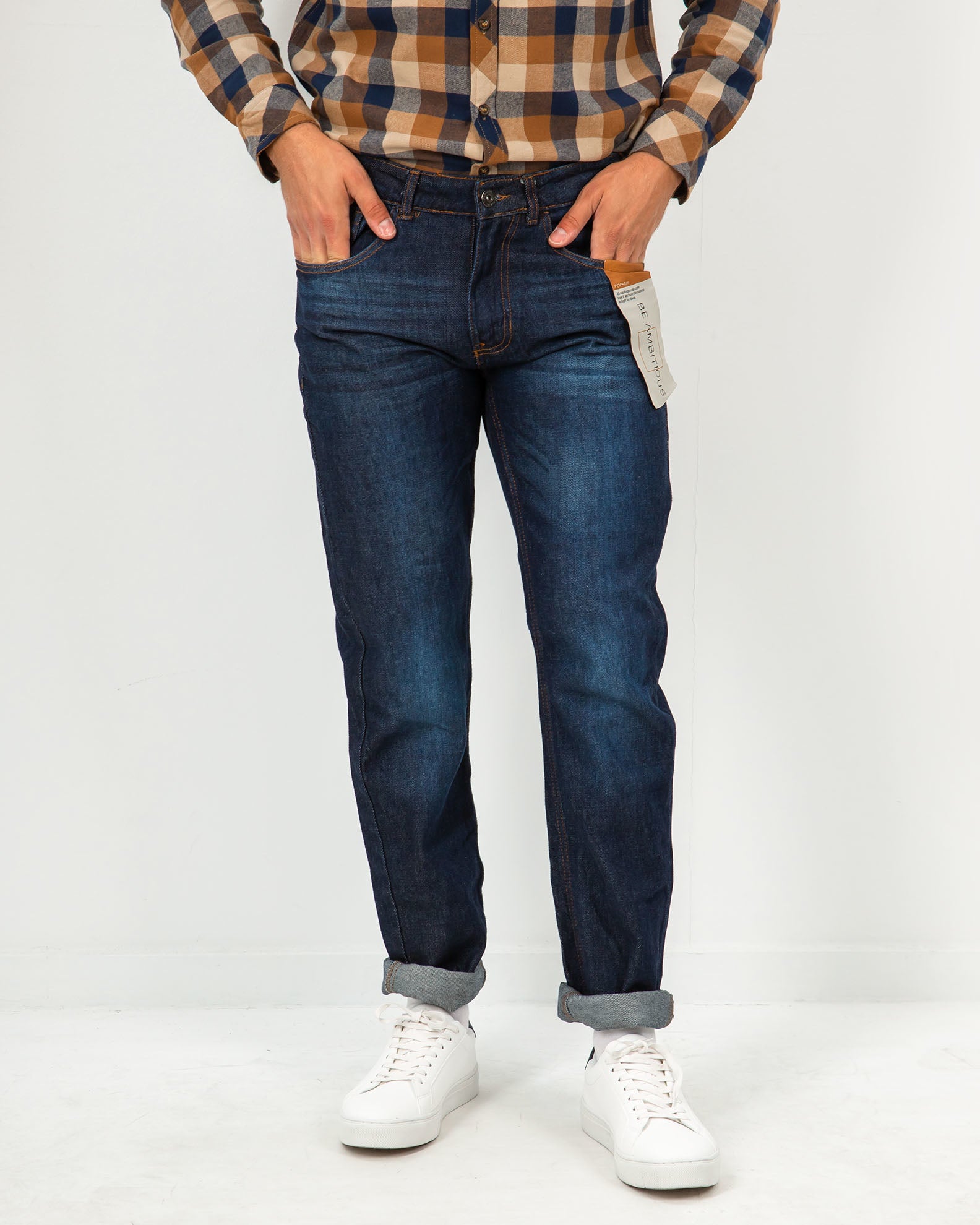 Men's Jeans 'Brandon'-BLUE DARK