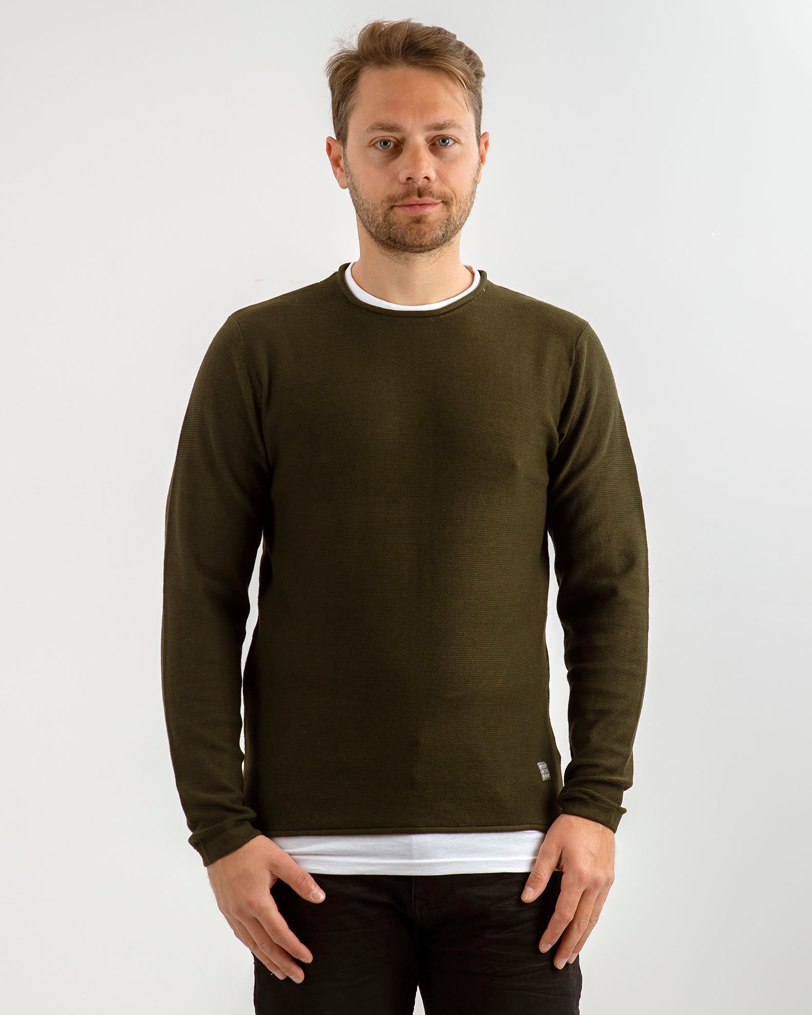 Men's Knitted 'Babis'-KHAKI