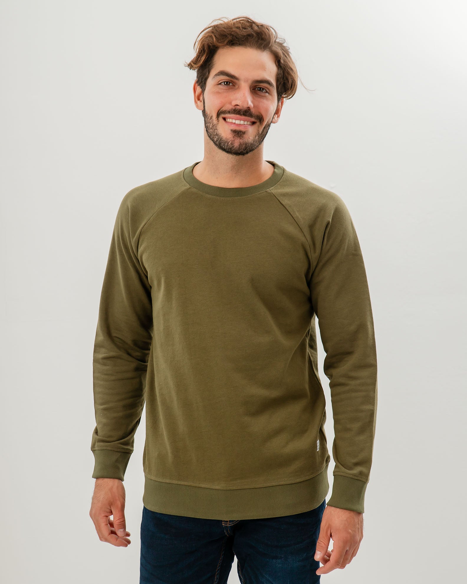 Men's Sweatshirt 'Rigas'-KHAKI