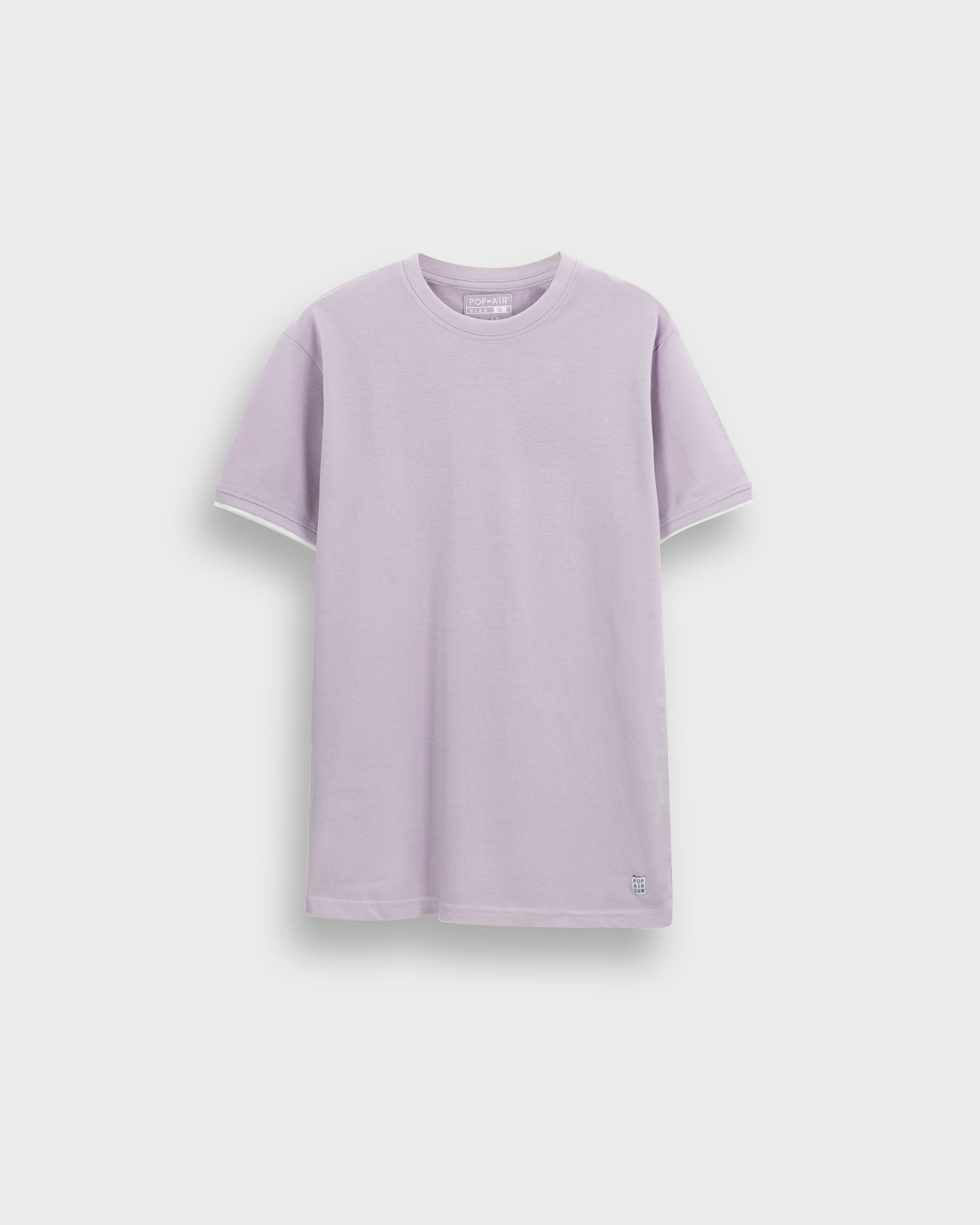 Men's Short Sleeve Pique T-Shirt 'Fisser'-PURPLE