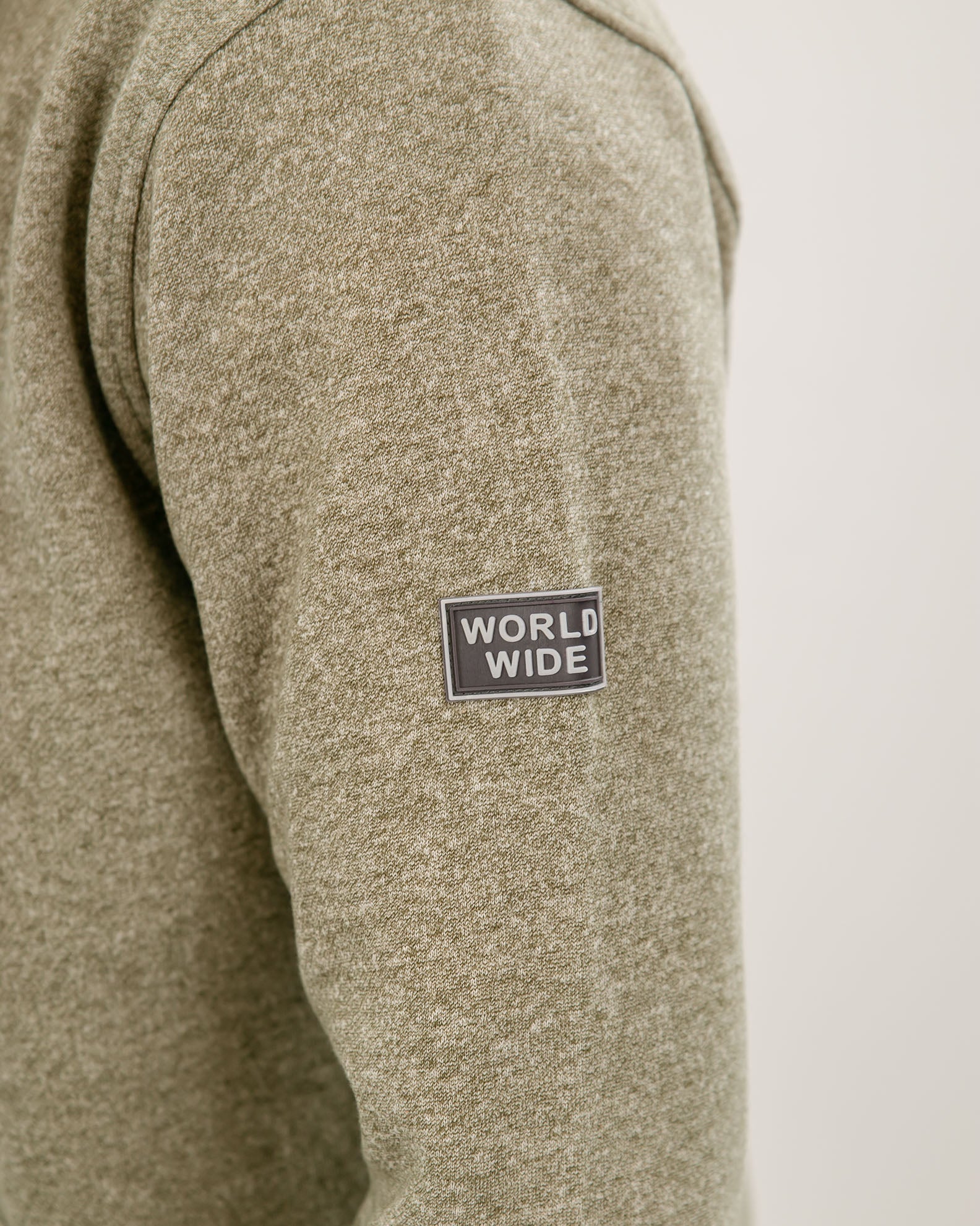 Men's Hooded Sweatshirt 'Giovanni'-KHAKI MELANGE