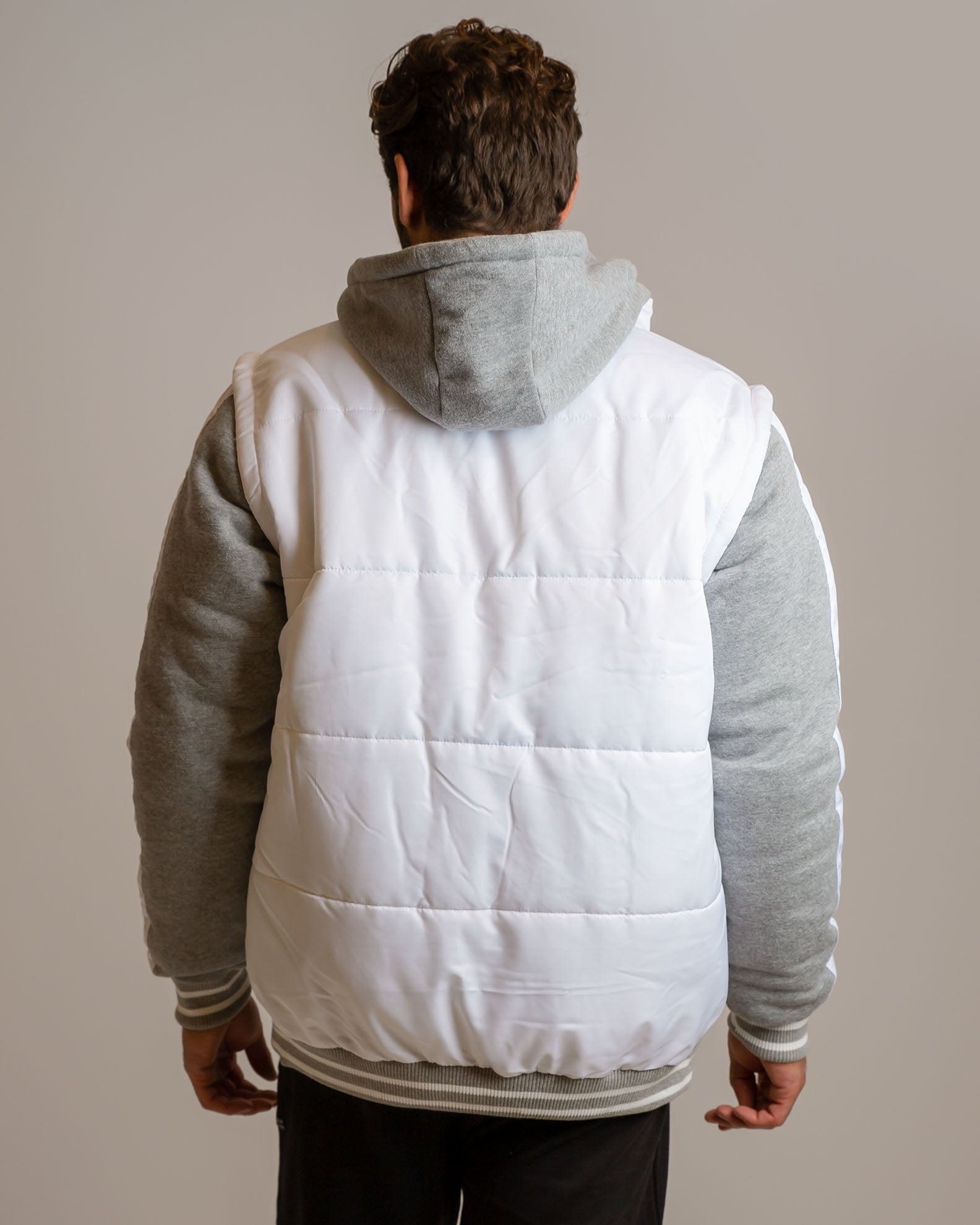 Men's Padded Jacket 'Jayson'-OFFWHITE