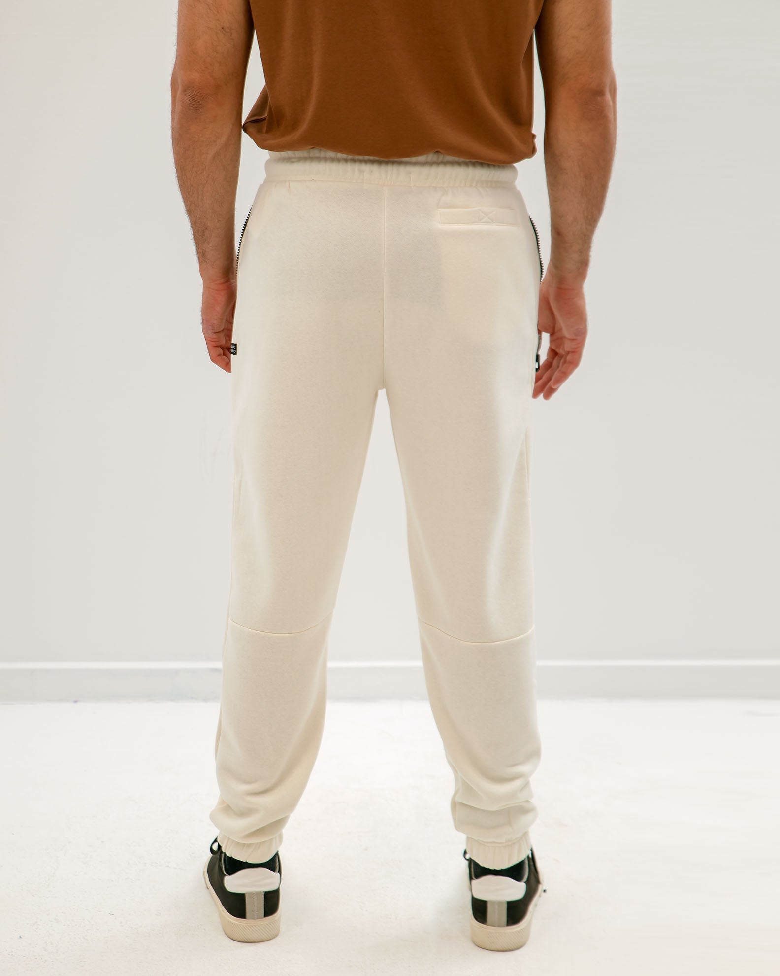 'Rocky' Elastic Hem Sweatpants for Men-OFFWHITE