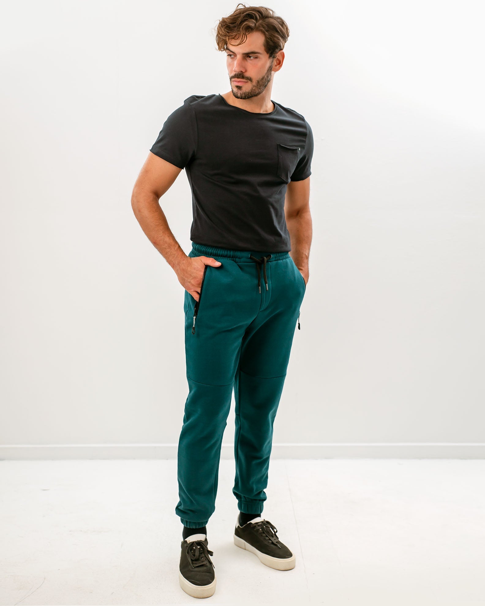 Men's 'Rocky' Stretch Sweatpants - PETROL