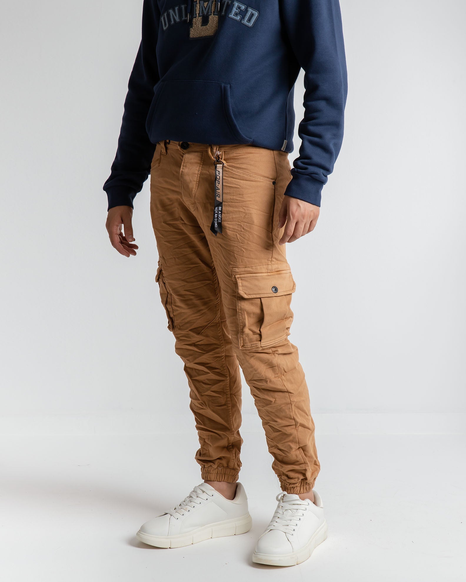 Men's Cargo Pants 'Troel'-CAMEL