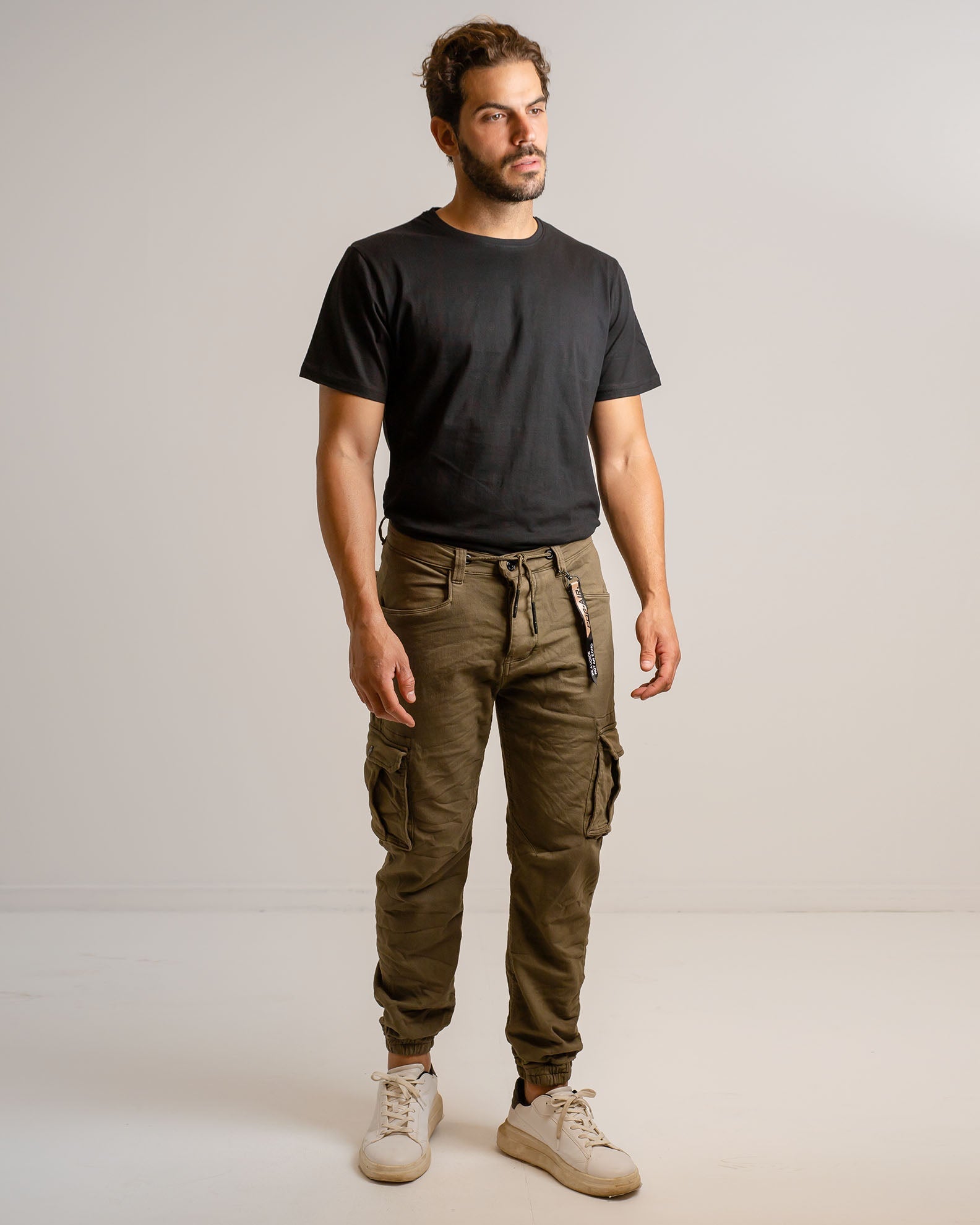 Men's Cargo Pants 'Troel'-KHAKI