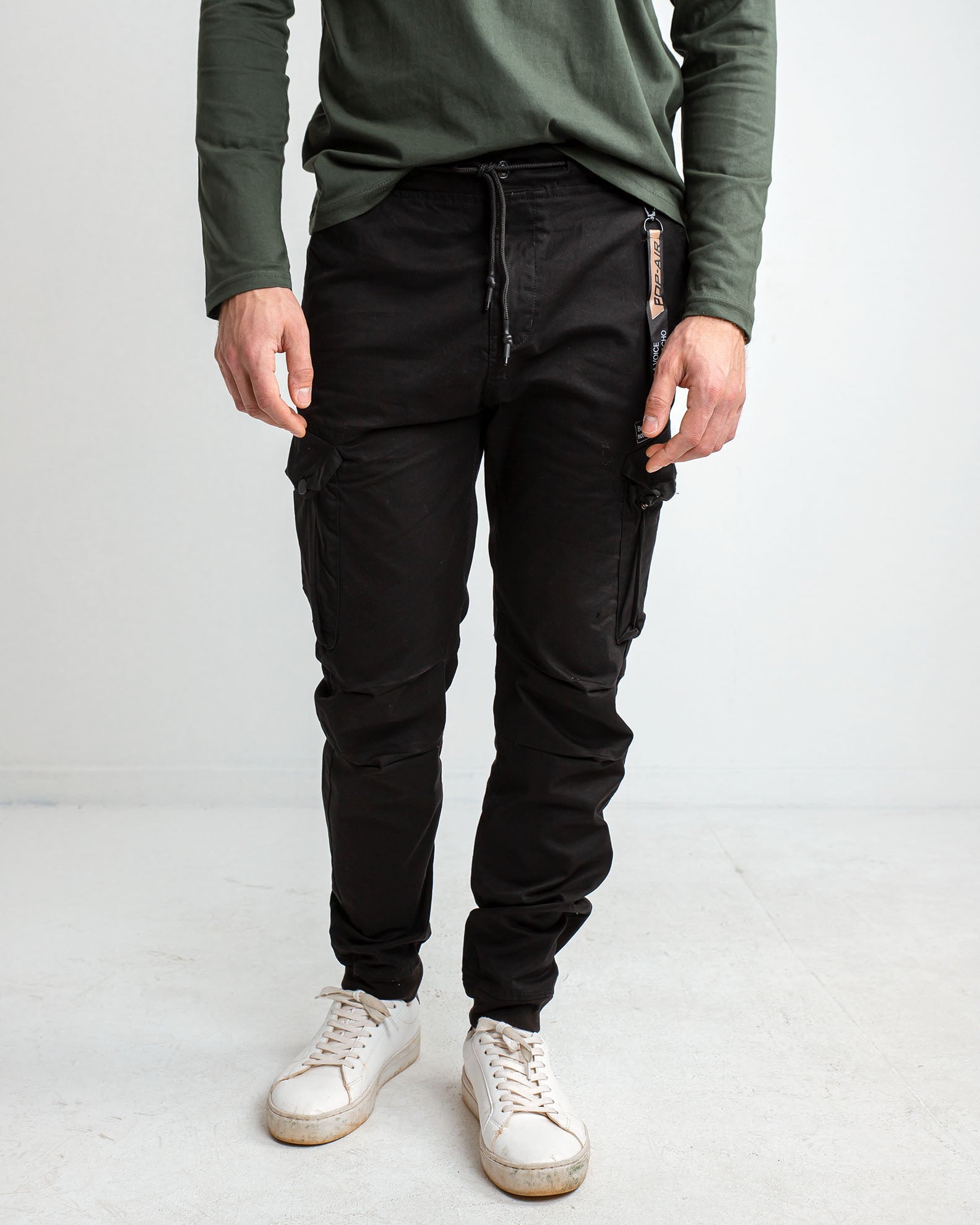 Men's Cargo Pants 'Joel'-BLACK