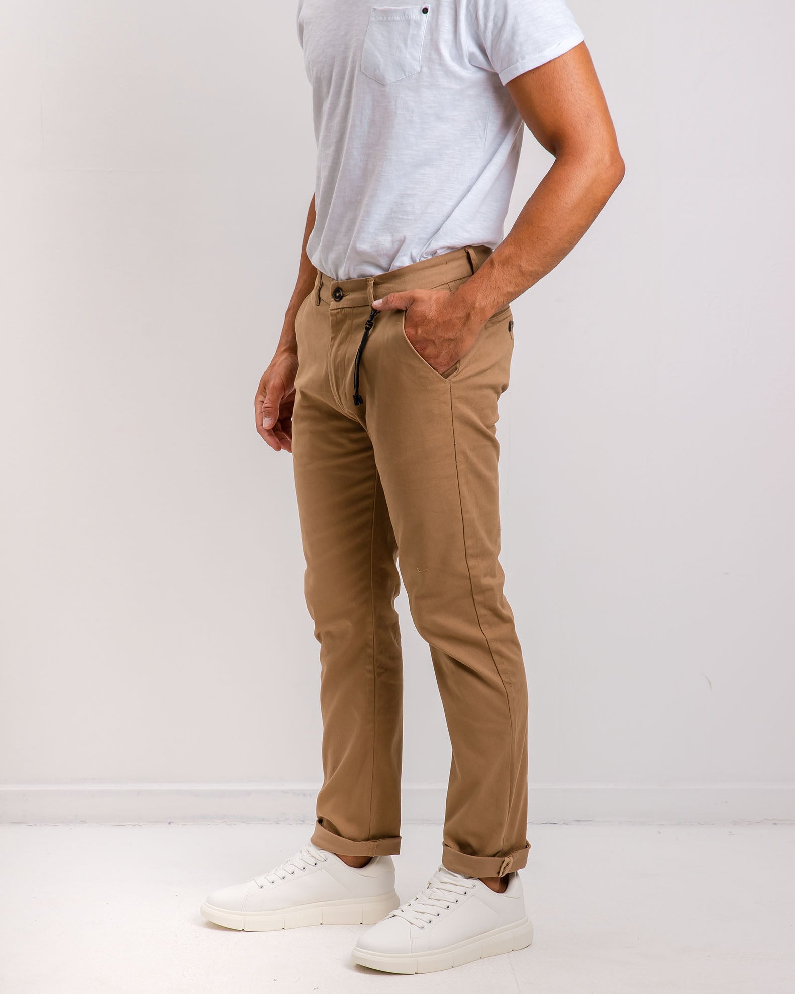 Men's Chino Pants 'Efren'-CAMEL