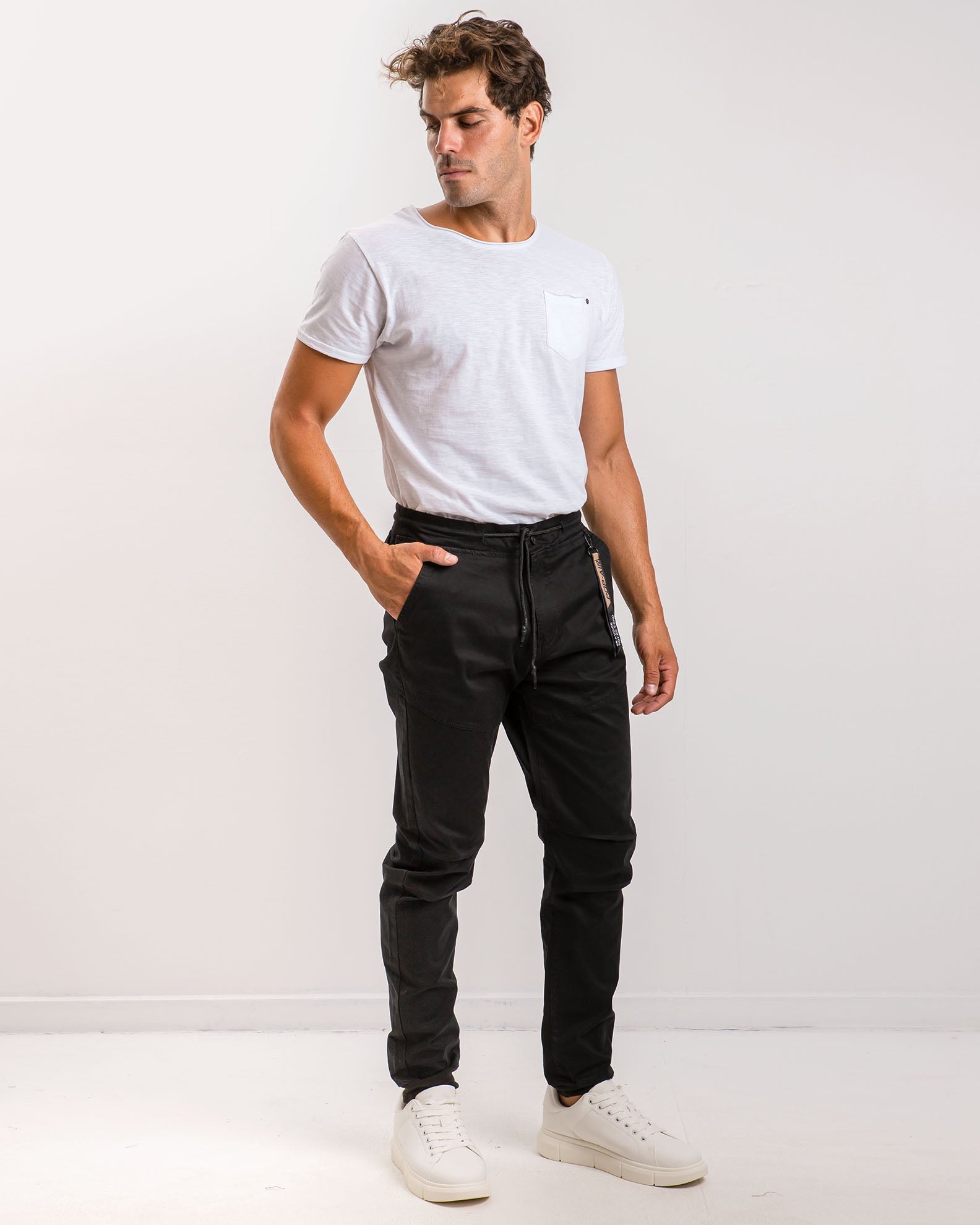 Men's Cargo Pants 'Russ'-BLACK