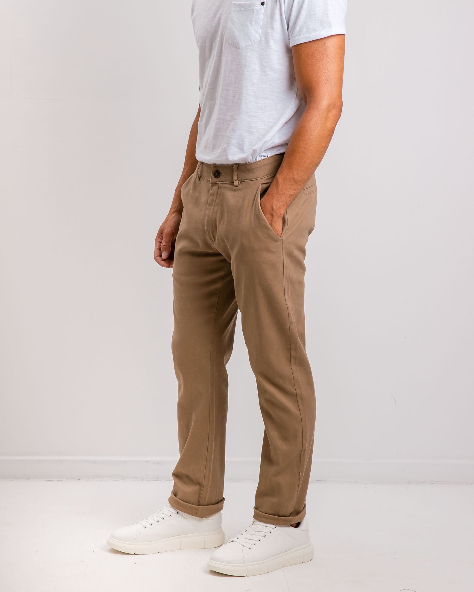 Men's Chino Pants 'Silvestre'-CAMEL