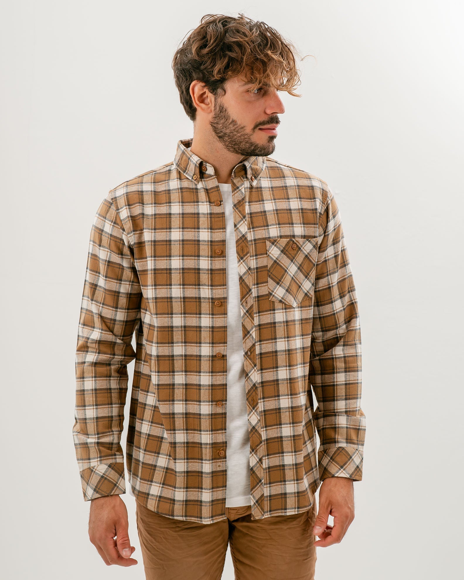 Men's Shirt with Plaid Pattern 'Pablo'-COMB.5