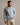 Men's Hoodie with 'California' Print-BLUE LIGHT
