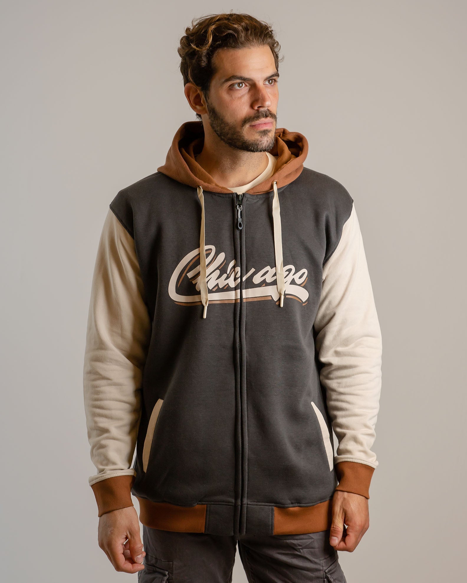 Men's Hooded Sweatshirt 'Chicago'-ANTRA