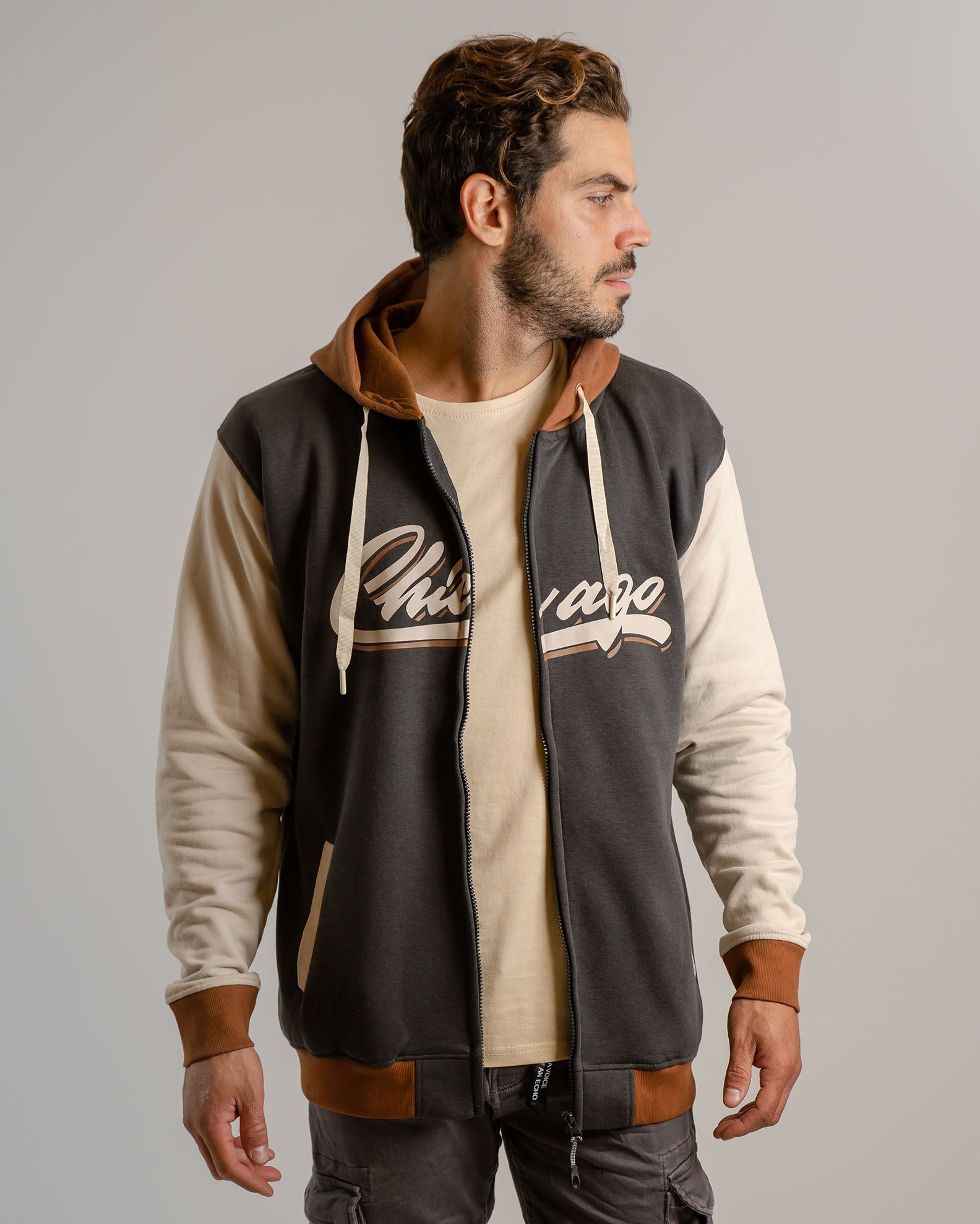 Men's Hooded Sweatshirt 'Chicago'-ANTRA