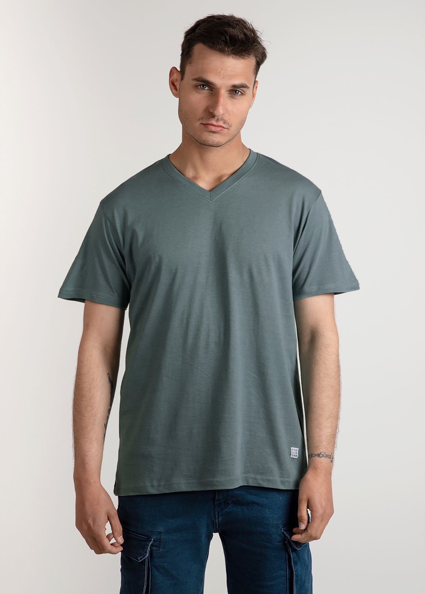Ανδρικό κοντομάνικο t-shirt V 'Fanis'-ANTRA