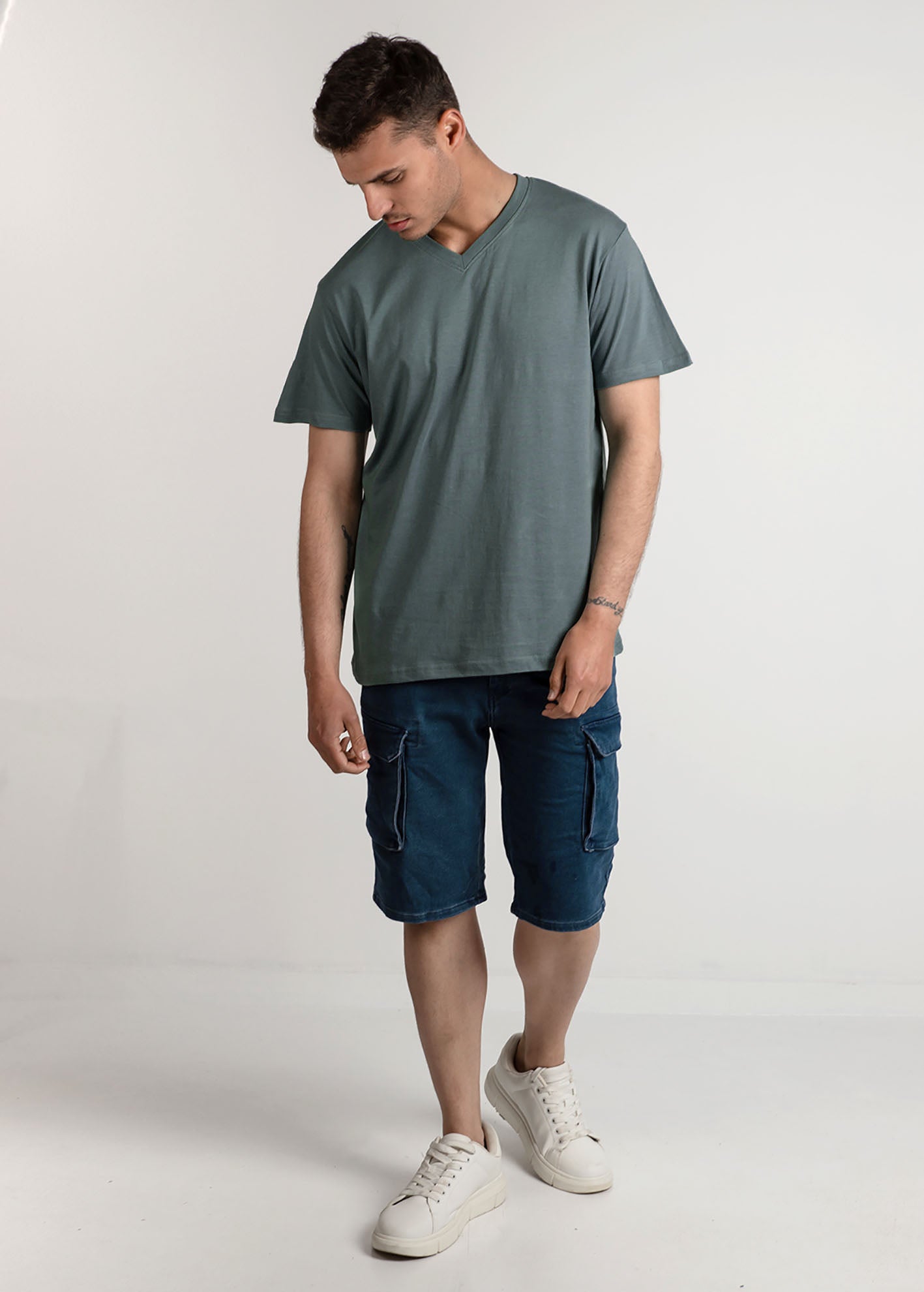 Ανδρικό κοντομάνικο t-shirt V 'Fanis'-ANTRA