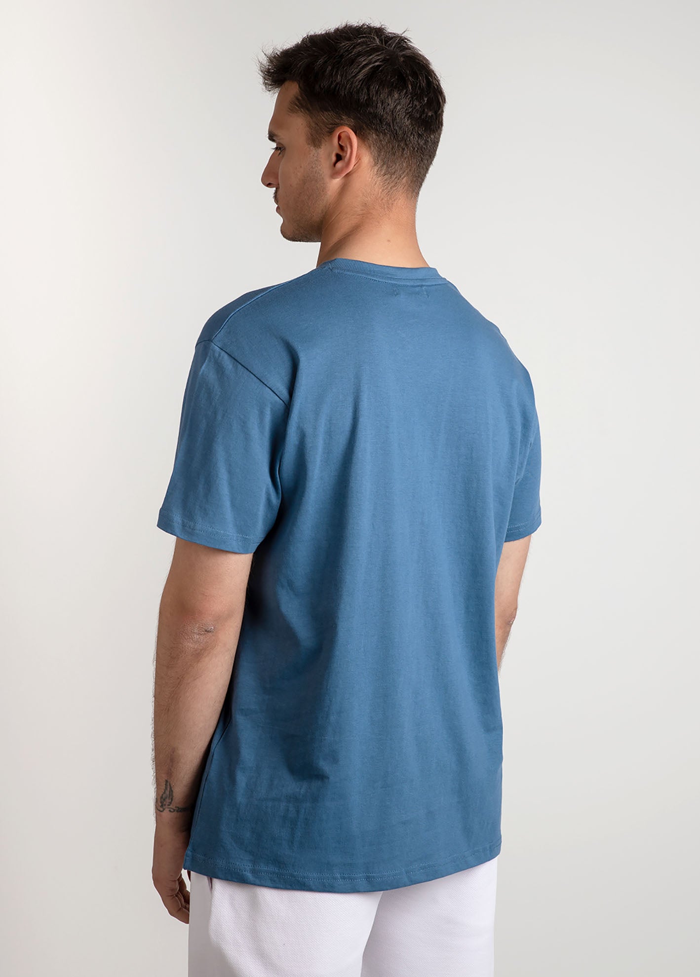 Ανδρικό κοντομάνικο t-shirt V 'Fanis'-INDIGO