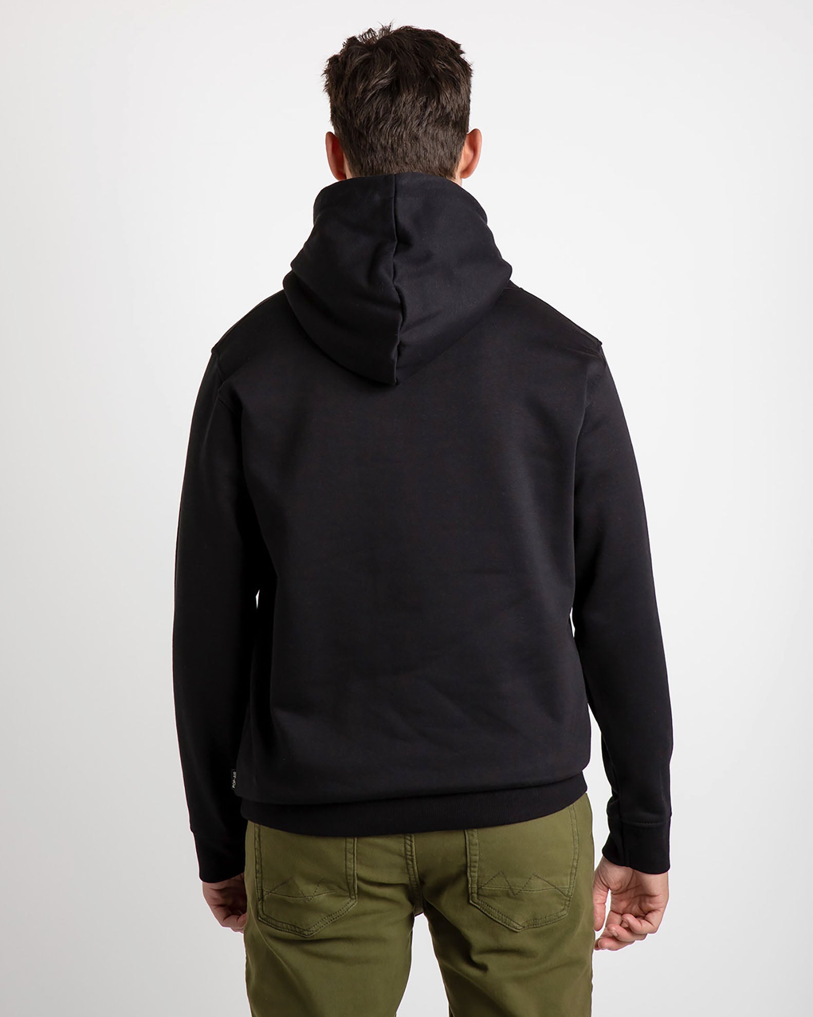 Men's sweatshirt with 'Destination' print-BLACK