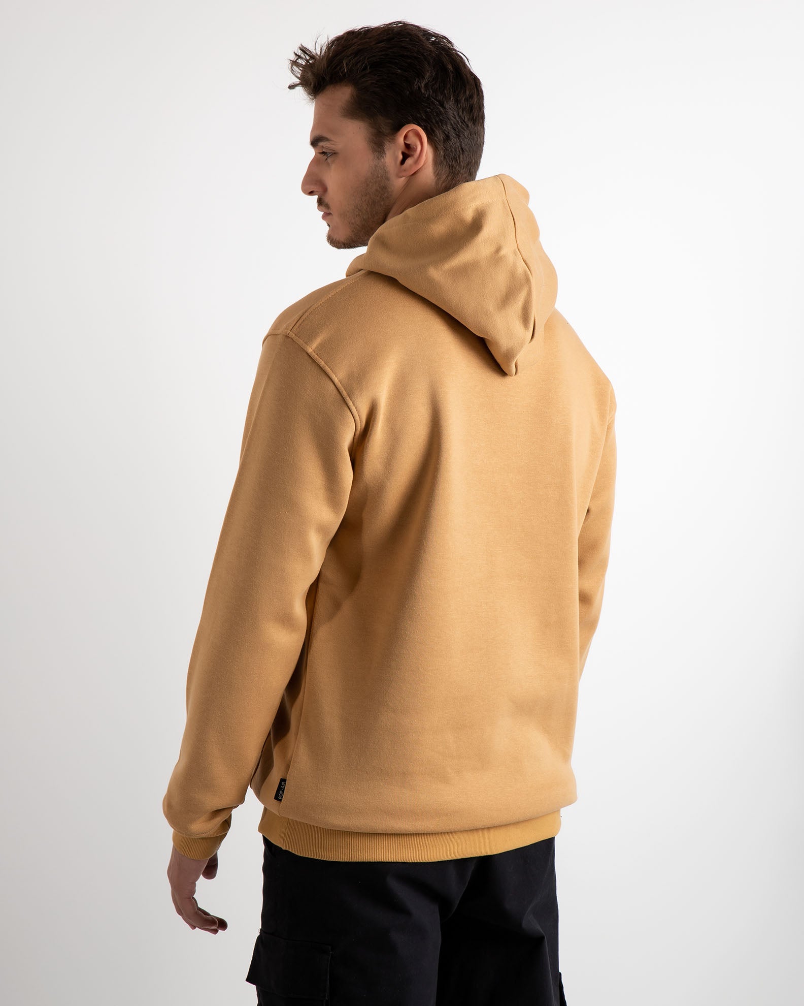 Men's sweatshirt with 'Destination' print - CAMEL