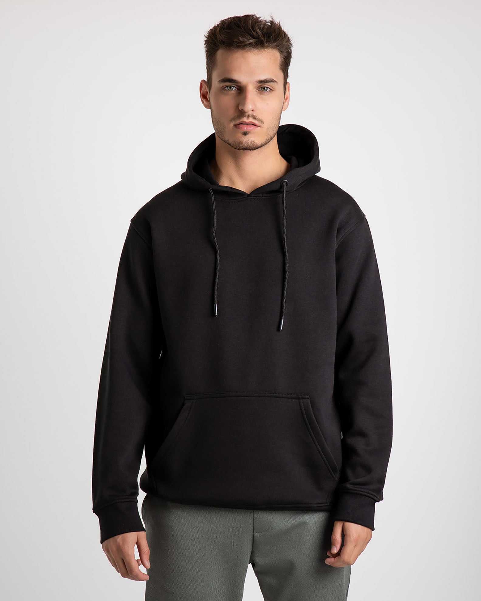 Men's sweatshirt 'Davido'-BLACK