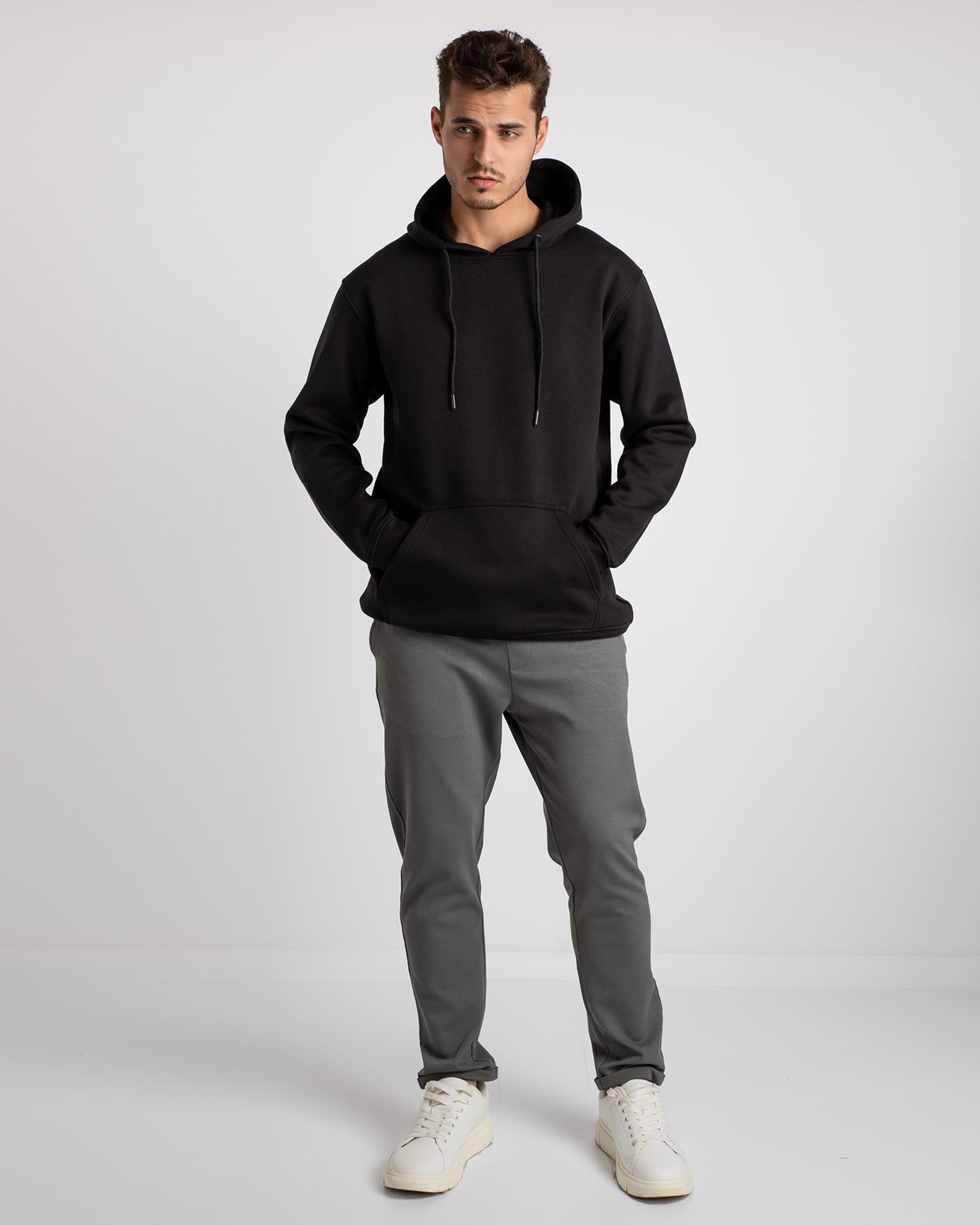 Men's sweatshirt 'Davido'-BLACK