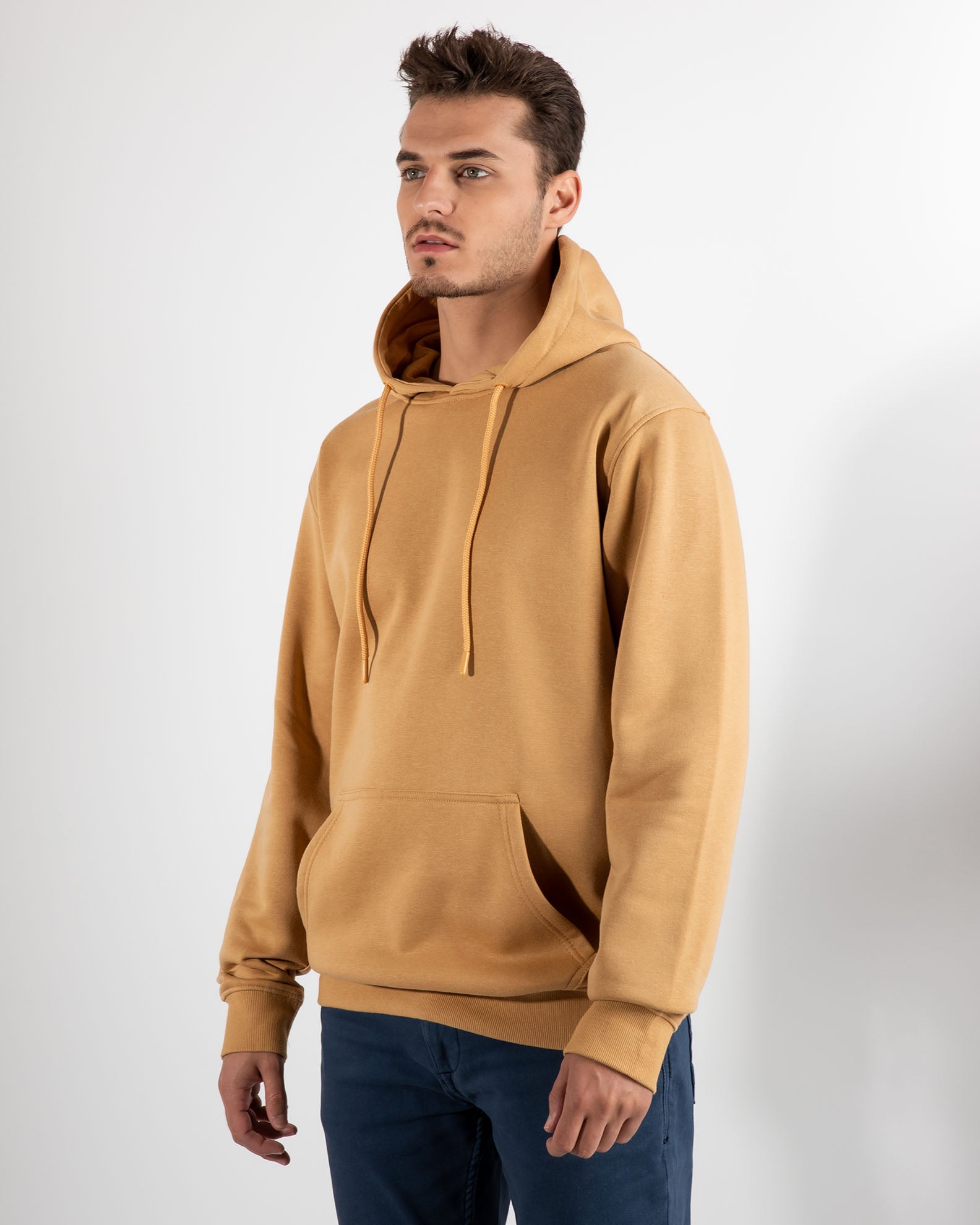 Men's sweatshirt 'Davido'-CAMEL