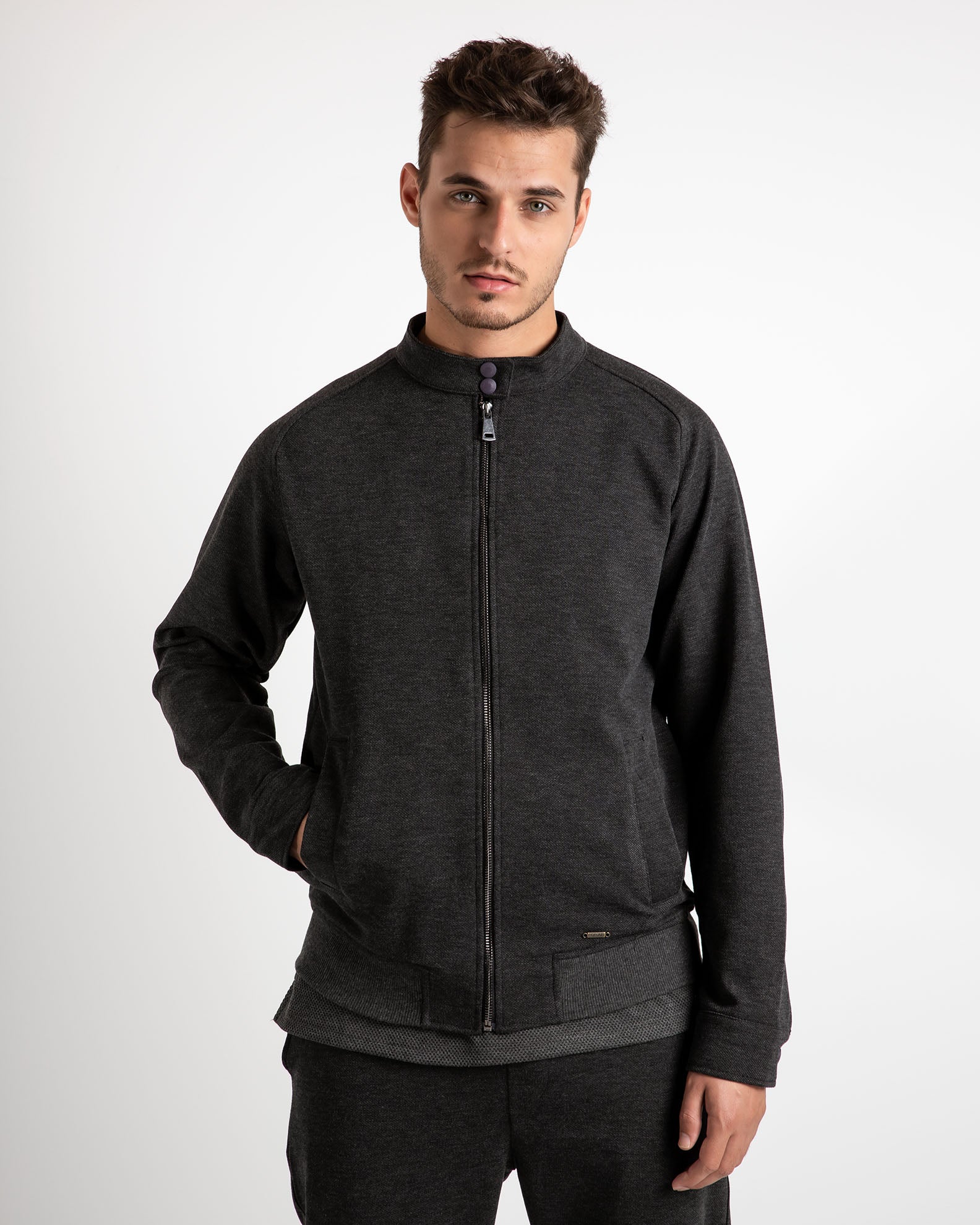 Men's pique jacket 'Hudson'-ANTRA