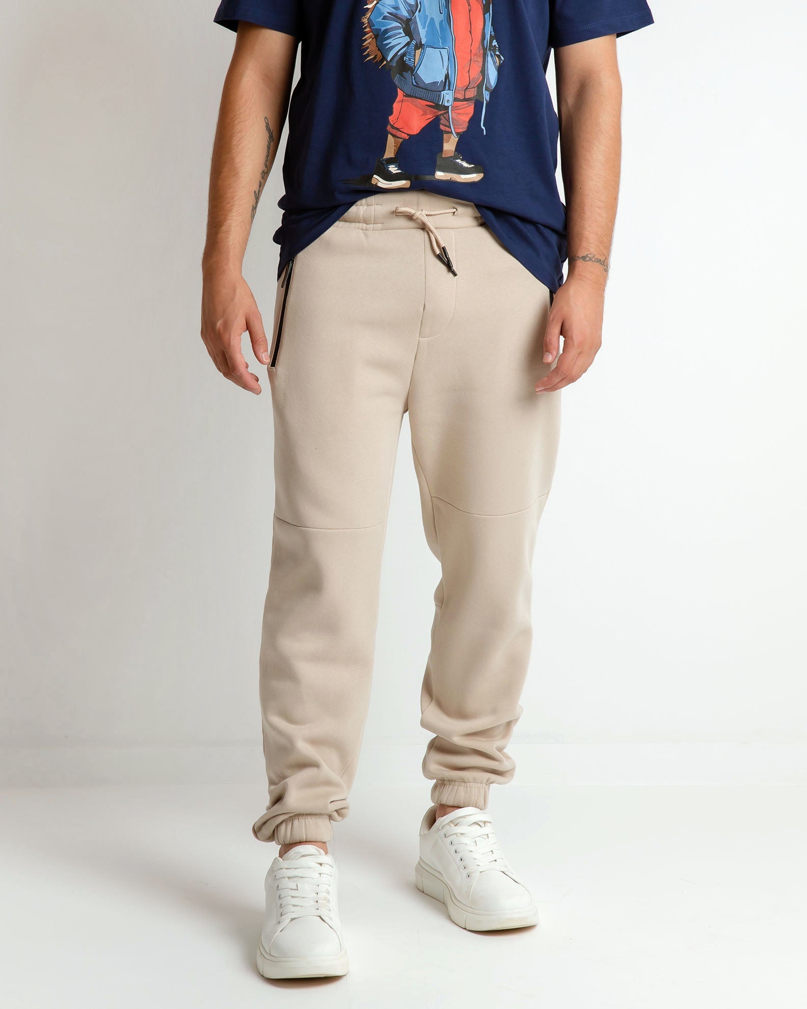 Men's Mercer Hem Sweatpants - BEIGE