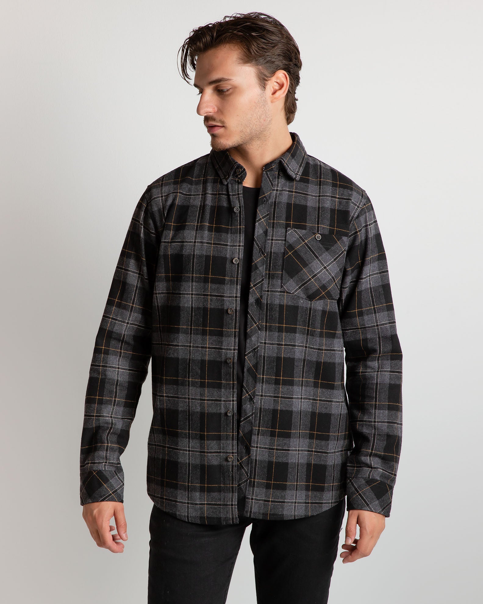 Men's shirt with check pattern 'Vagger'-COMB.2