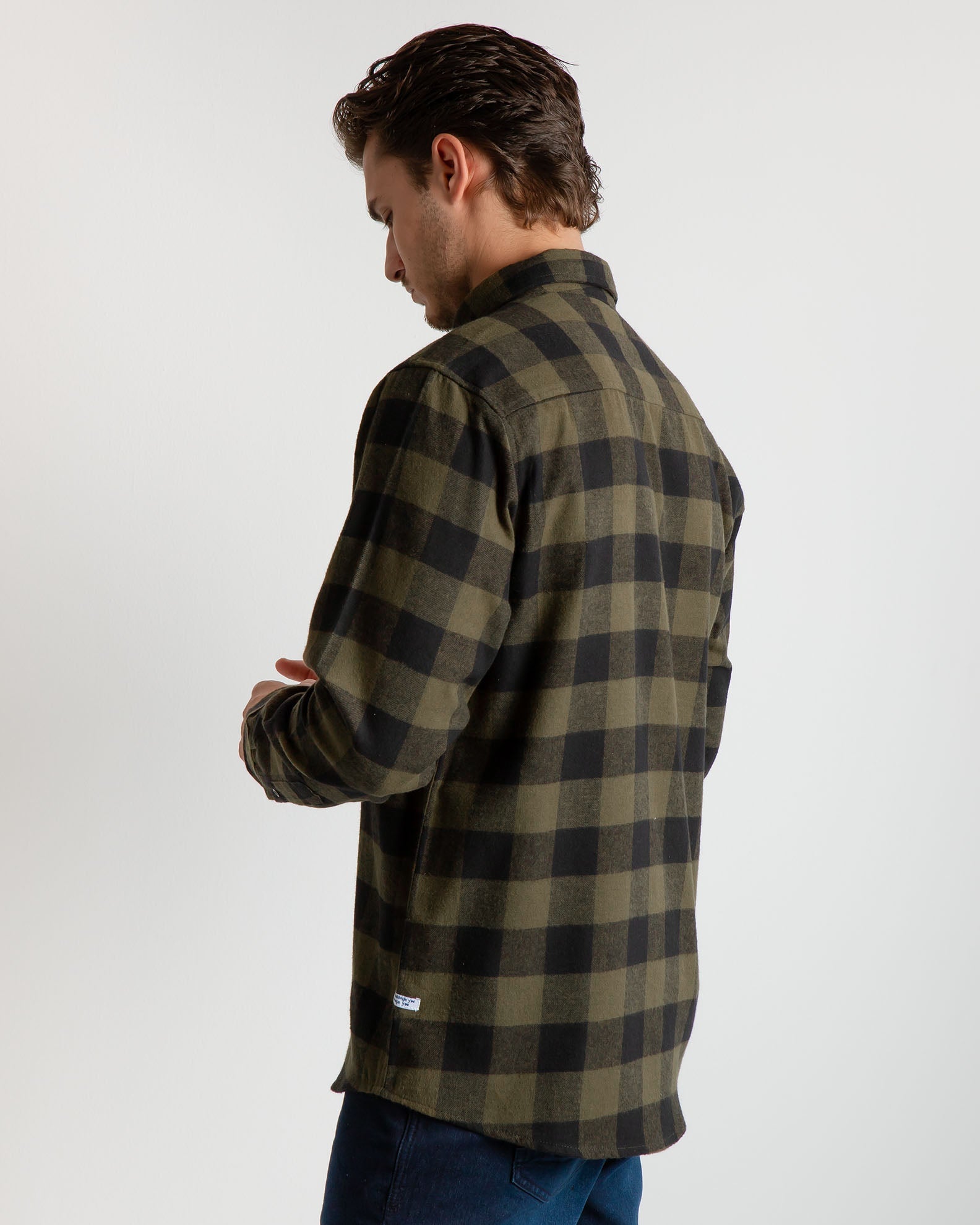 Men's shirt with check pattern 'Vagger'-COMB.4