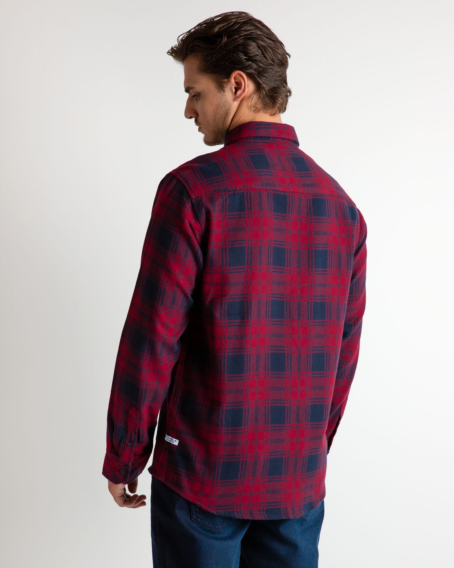 Men's shirt with check pattern 'Vagger'-COMB.6