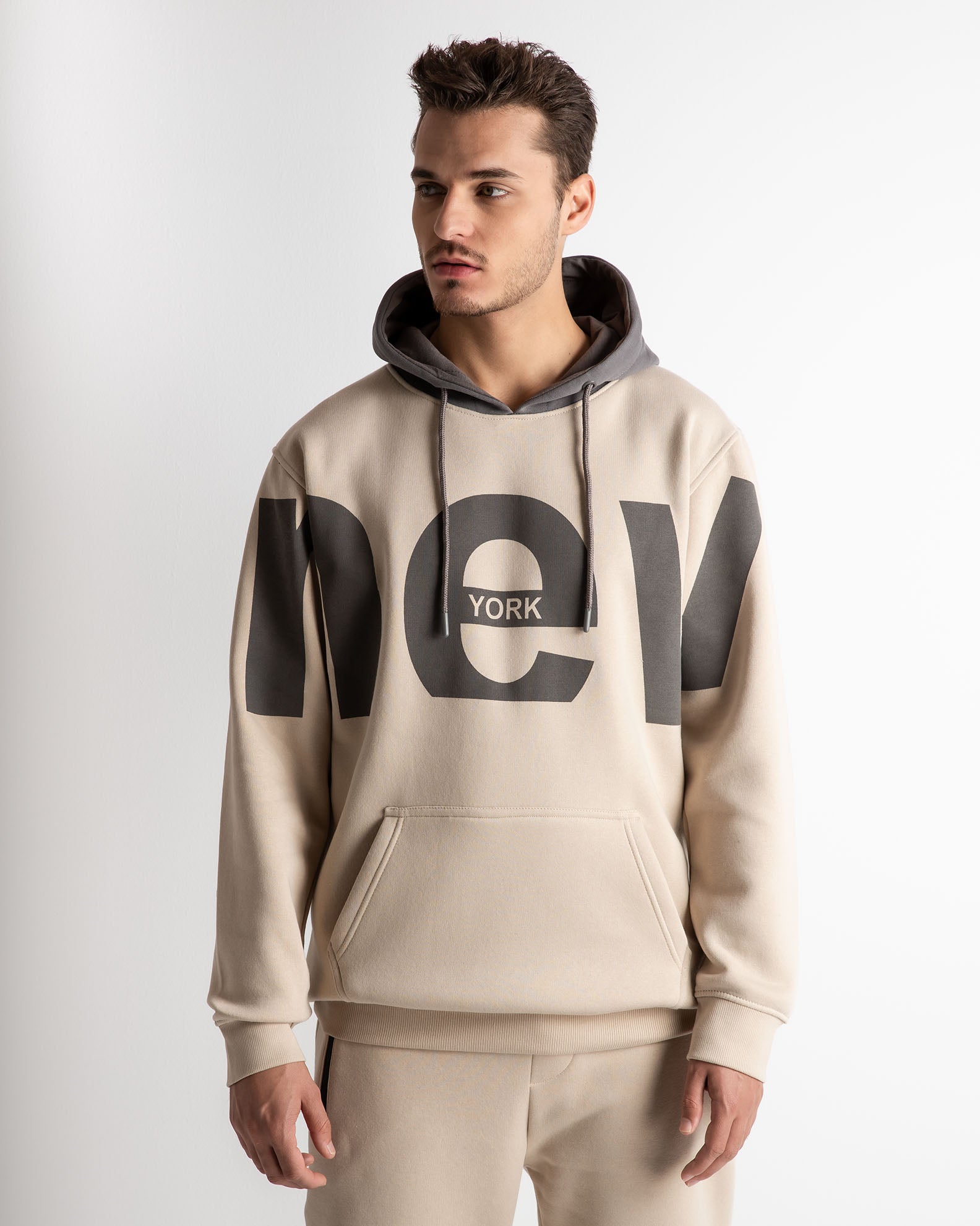 Men's sweatshirt with 'New' print-OFFWHITE