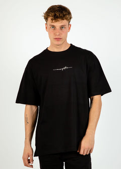 Ανδρική μπλούζα oversize με τύπωμα
