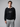 Ανδρική μπλούζα φούτερ με φερμουάρ regular fit "Bold"-BLACK