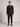 Ανδρική μπλούζα ανάγλυφη με τύπωμα standard fit 'Stay Never'-BLACK