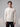 Ανδρική μπλούζα ανάγλυφη με τύπωμα standard fit 'Stay Never'-OFFWHITE