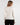 Women's Sweater with Knit Pattern 'Pa44ula'-cream