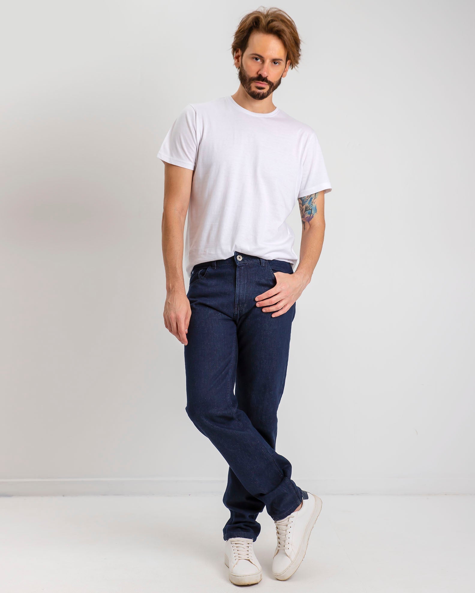 Men's Jeans 'Dinos'-BLUE DARK