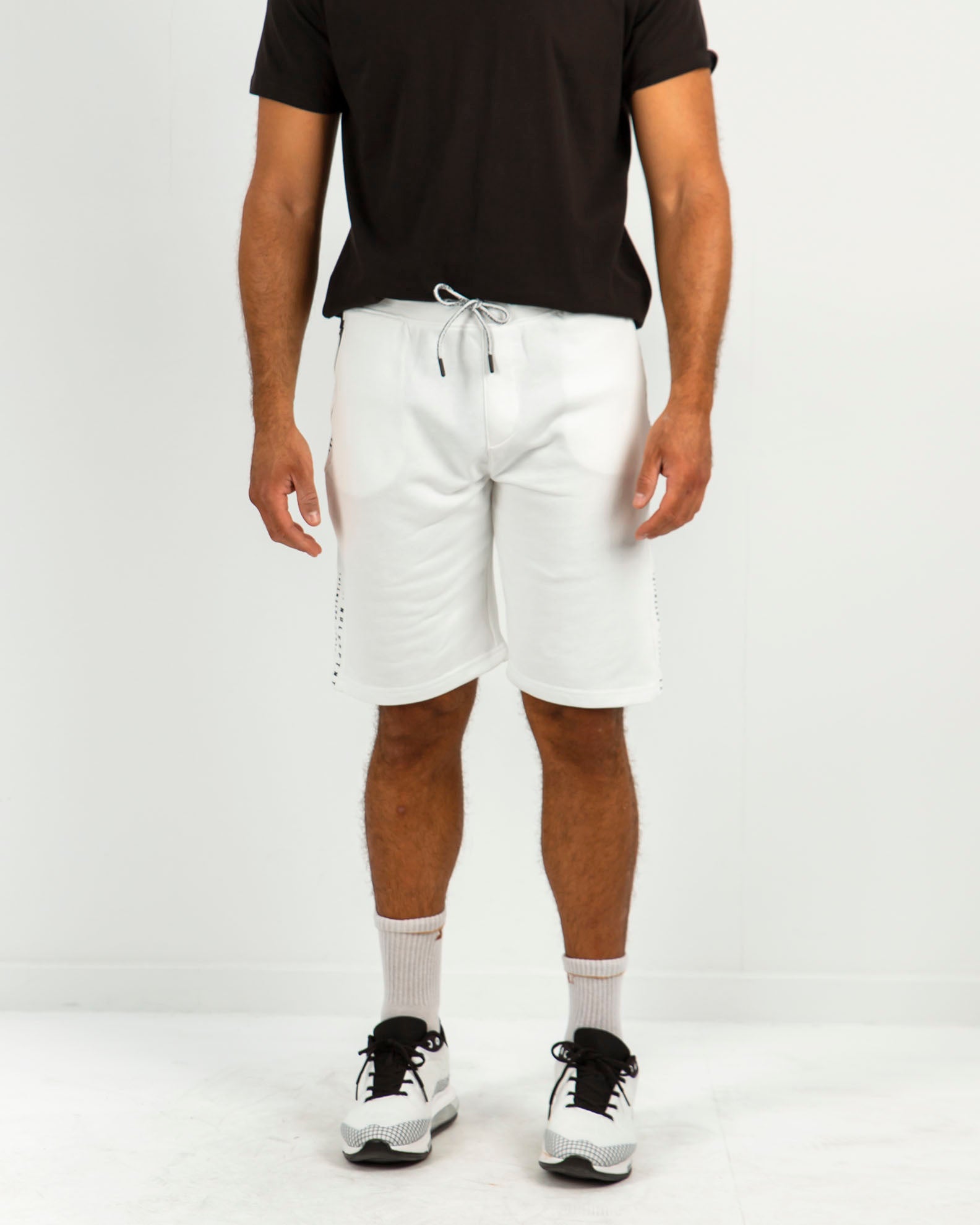 Men's Athletic Bermuda Shorts 'Georgino'-WHITE