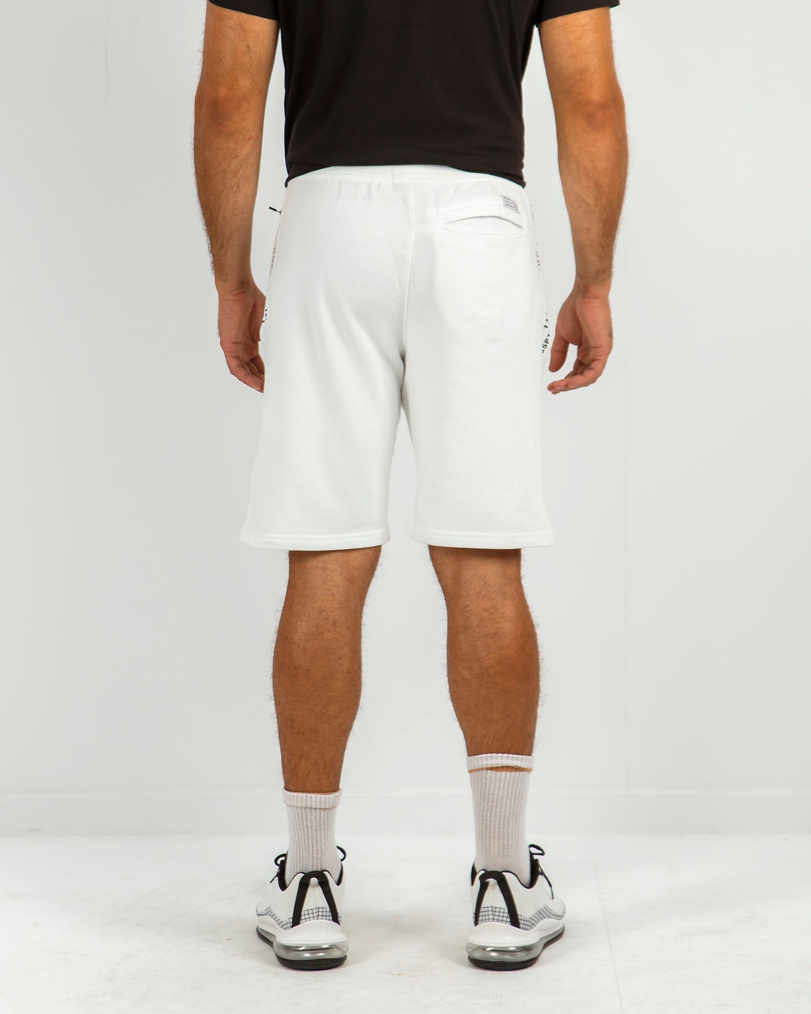 Men's Athletic Bermuda Shorts 'Georgino'-WHITE