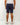 Men's Linen Bermuda Shorts 'Lorentzo'-BLUE