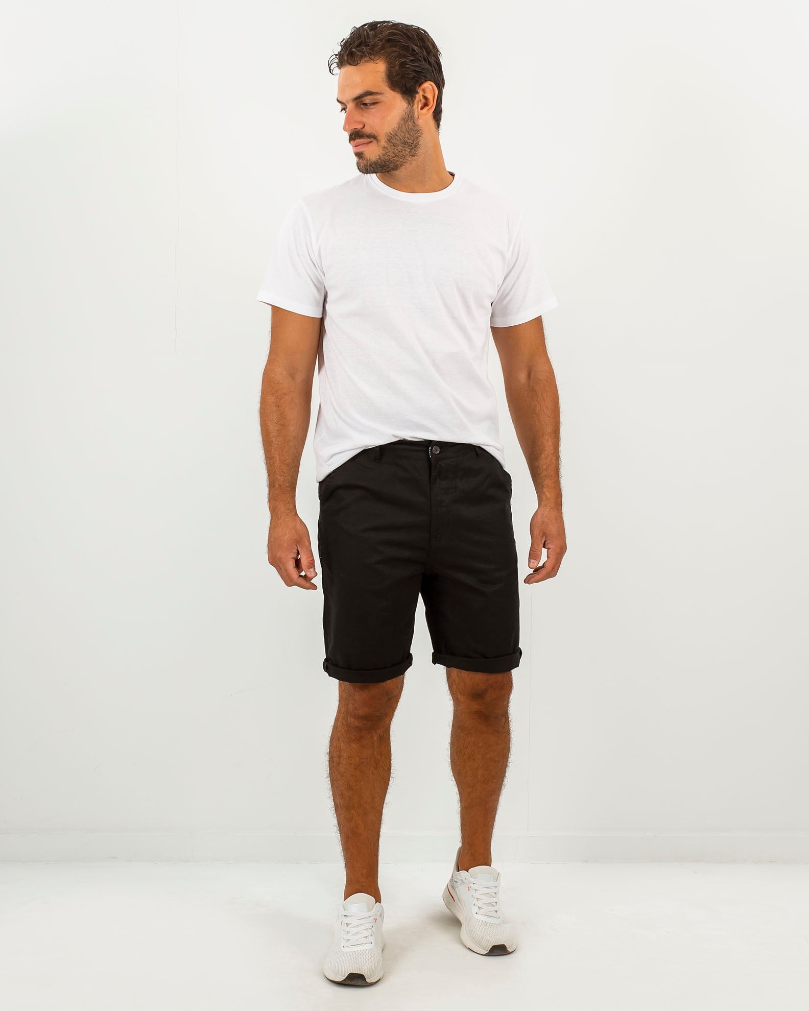 Men's Bermuda Chino 'Ciardo'-BLACK