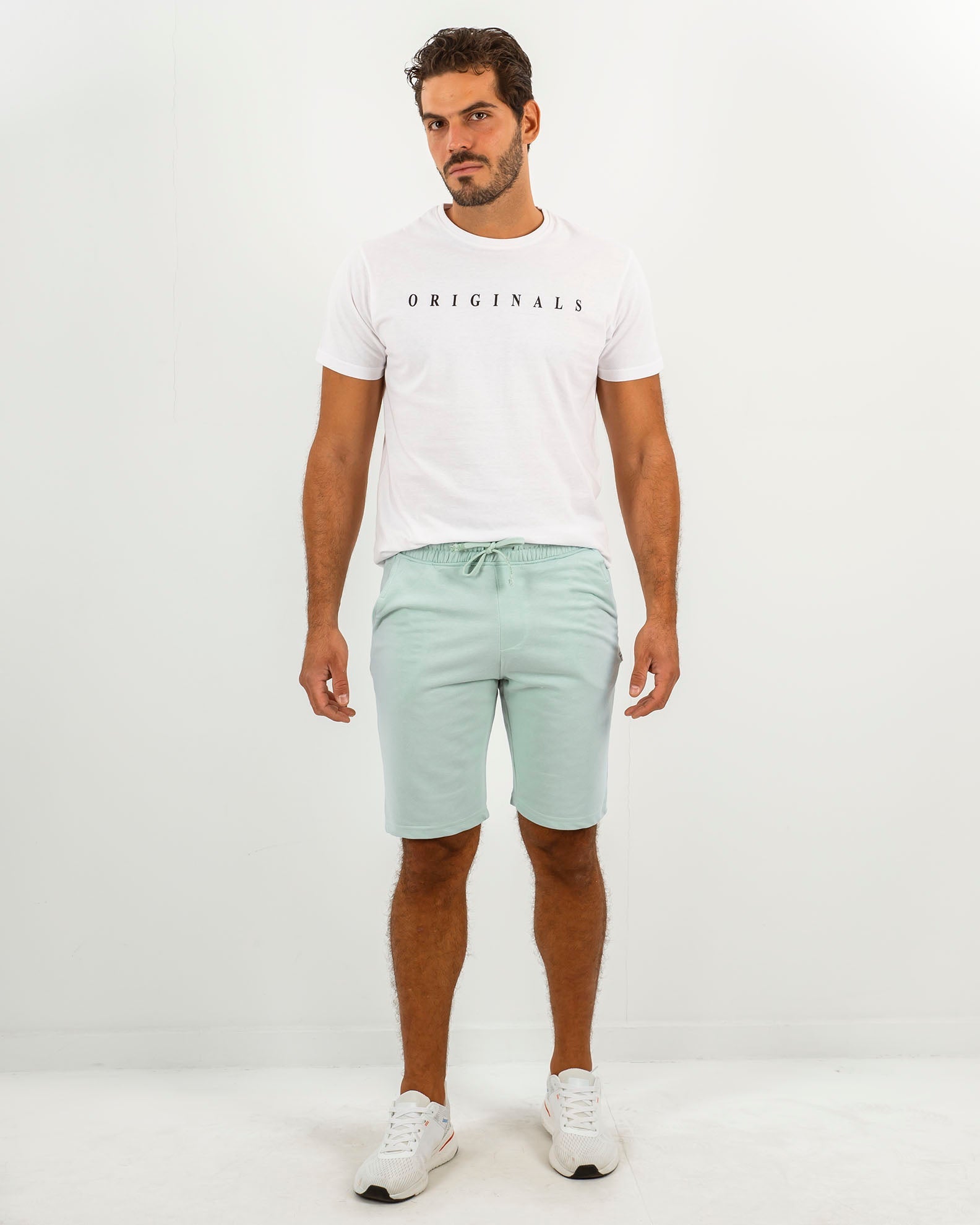 Men's Sports Bermuda Shorts 'Edoardo'-BLUE