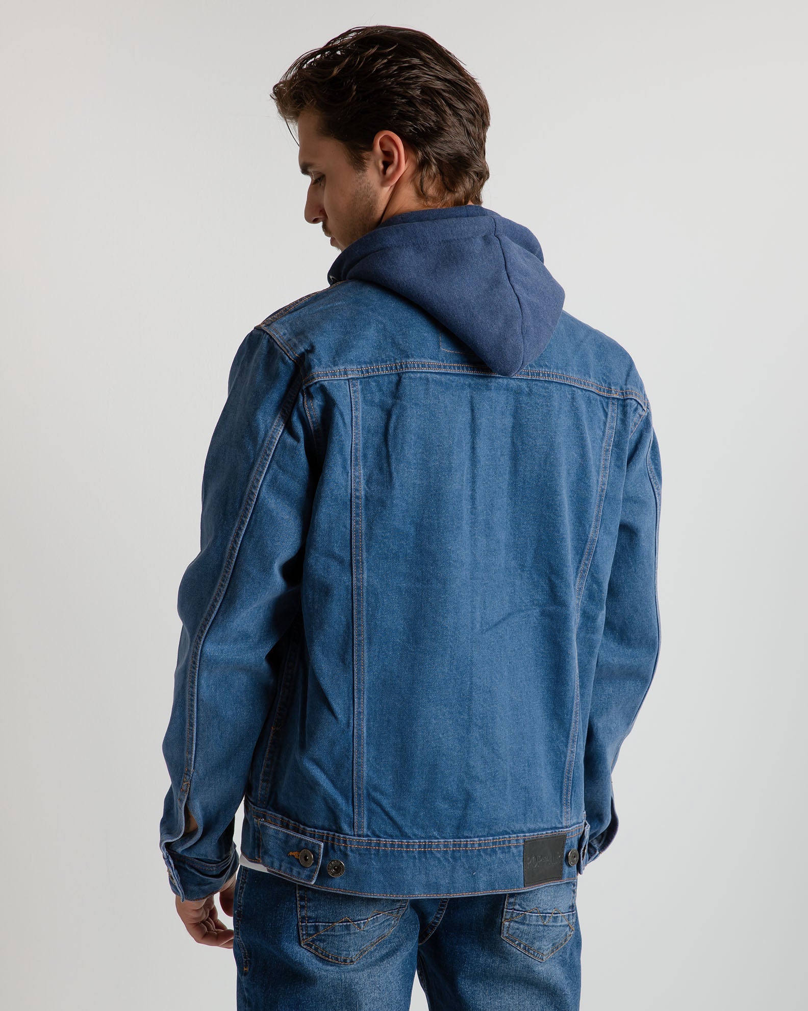 Men's Denim Jacket 'Alfonso'-BLUE DENIM