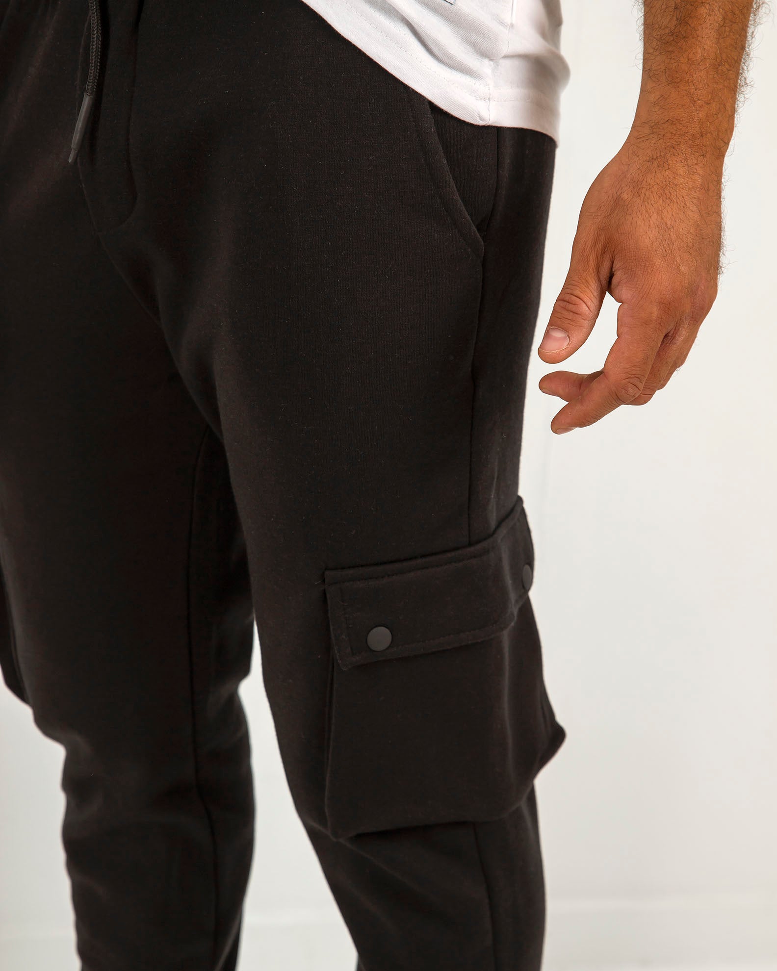 Men's cargo jogger pants 'Takis'-BLACK