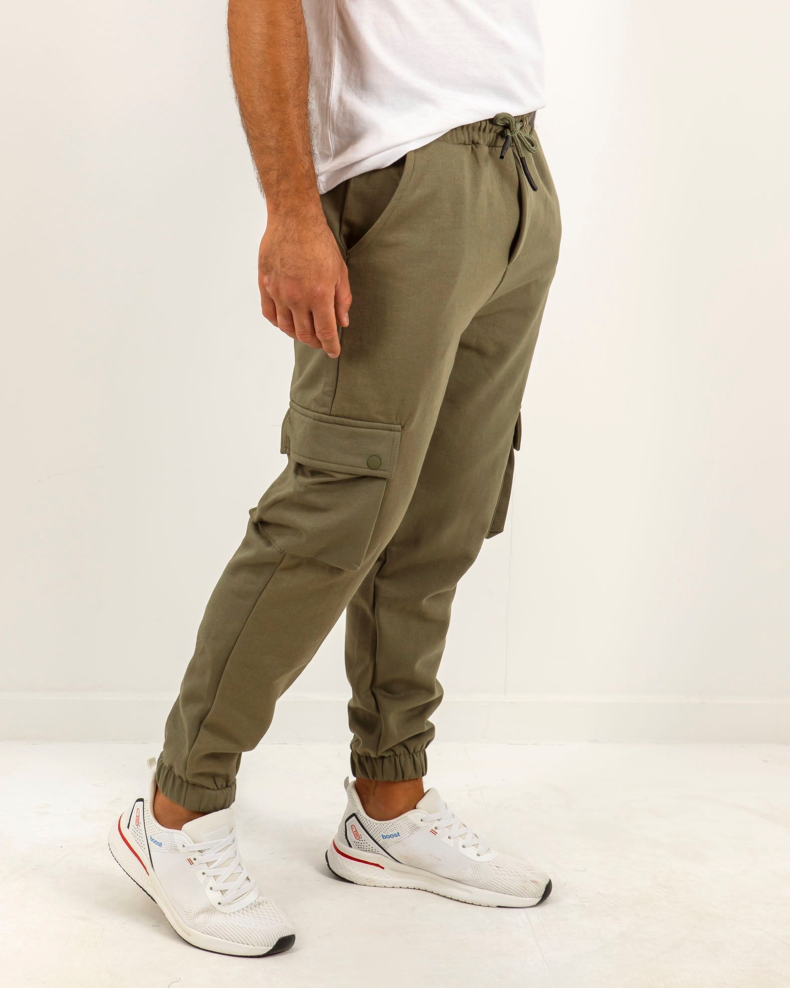 Men's cargo jogger pants 'Takis'-KHAKI