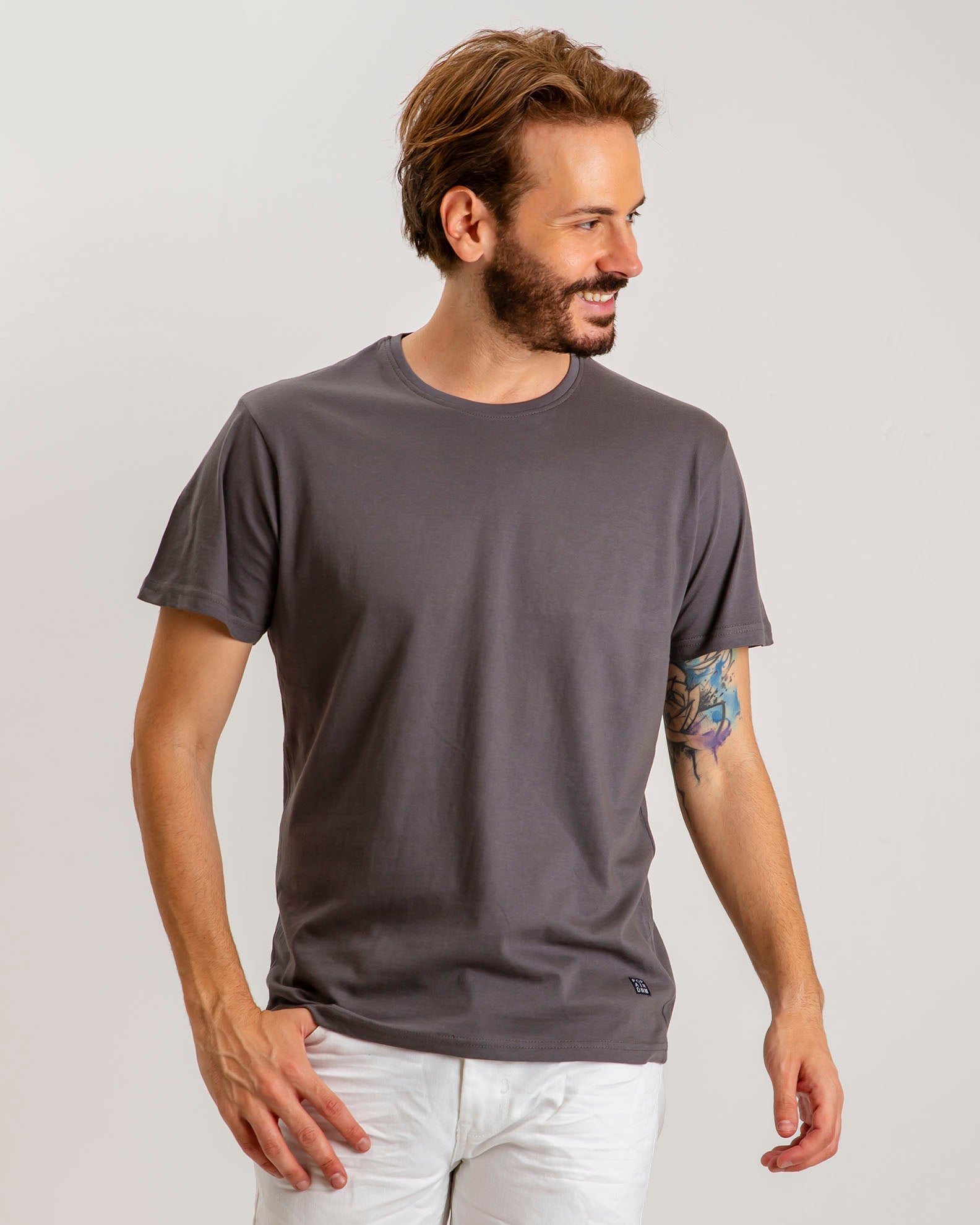 Men's Short Sleeve Basic T-Shirt 'Blake'-ANTRA