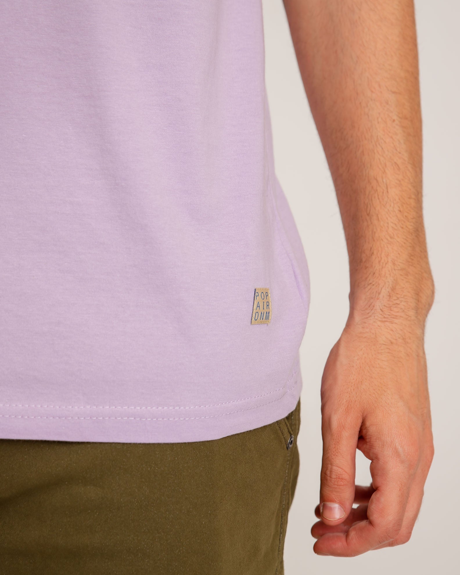 Men's Short Sleeve Basic T-Shirt 'Blake'-LILAC